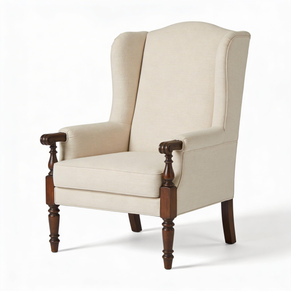 Windsor High-Back Accent Chair