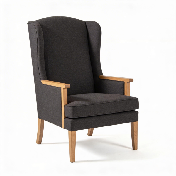Windsor High-Back Accent Chair