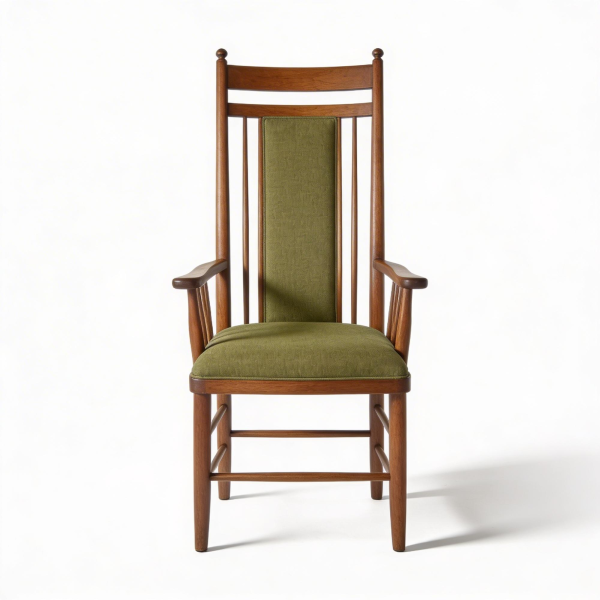 Windsor High-Back Accent Chair