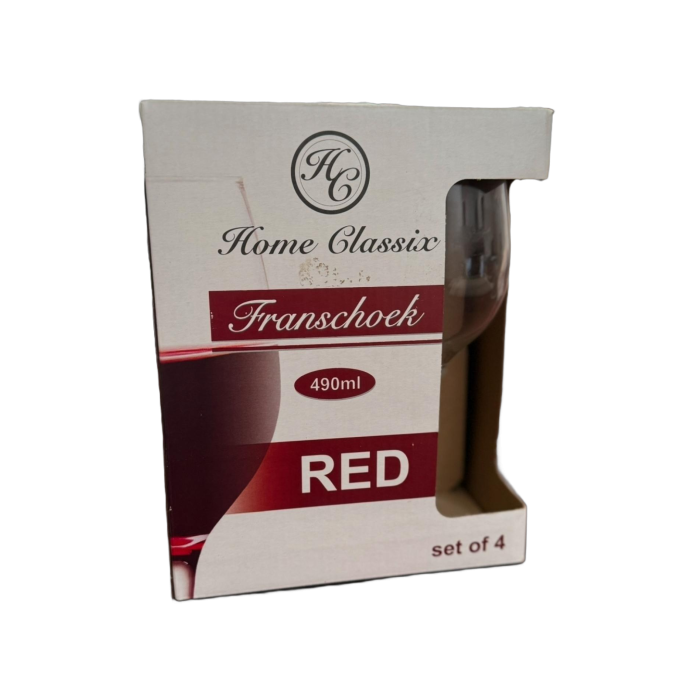 Red Wine Glasses (Set of 4)